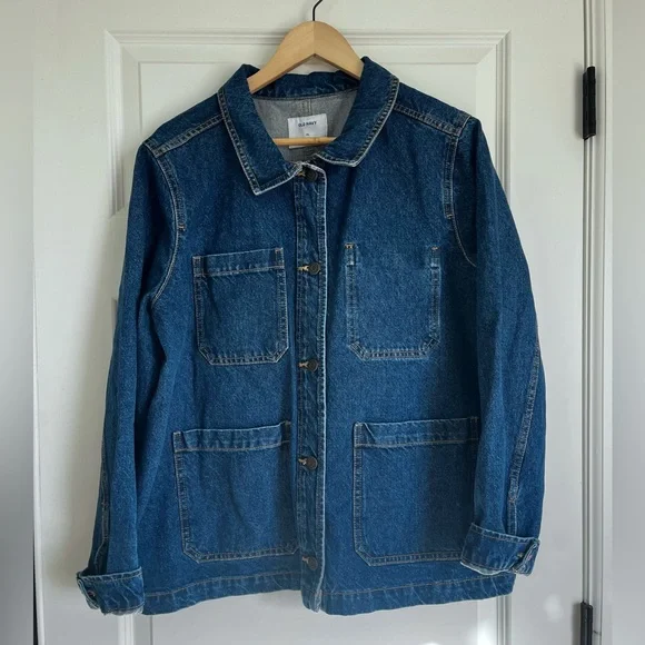 Denim Button Up Chore Jacket - Picture 3 of 5
